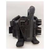 BLACKHAWK TACTICAL SERPA Level 2 Beretta 92/96 Holster Right Handed, Matte Black / 430504BK-R