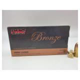 PMC BRONZE 9mm LUGER 115gr 50RD Ammo / 9A