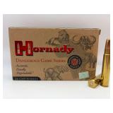 HORNADY DANGEROUS GAME SERIES 416 RUGER 400gr DGX BONDED 20RD Ammo / 82667