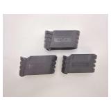 Three SPRINGFIELD ARMORY XDS 9mm Polymer Magazine Sleeves