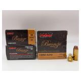 Three PMC BRONZE HUNTING 10mm Auto 170gr JHP 25RD Ammo / 10B