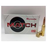 HORNADY MATCH 6mm Creedmoor 108gr ELD MATCH 20RD Ammo / 81391