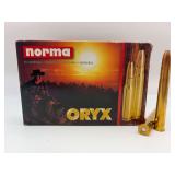 NORMA ORYX 9.3X74 R 285gr 20RD Ammo / 19332