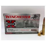 WINCHESTER SUPER X 7mm MAUSER 145gr POWER POINT 20RD Ammo / X7MM1