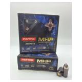 Two NORMA MHP .380 Auto 85gr 20RD Ammo / 610040020