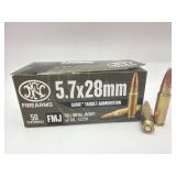 FN FIREARMS GUNR SS201 5.7x28 40gr FMJ 50RD Ammo / 10700032