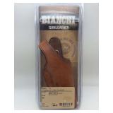 BIANCHI GUNLEATHER Thumbsnap Lined Holster Size 2, .380 Auto Beretta, Plain Tan Right Handed / 12647