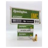 Three REMINGTON UMC 30 SUPER CARRY 100gr FMJ 50RD Ammo / R20015