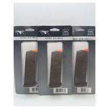 Three G19 Gen5 9mm 15RD OD Green Magazines / 47460
