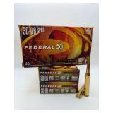 Three FEDERAL FUSION 30-06 SPRG 180gr 20RD Ammo / F3006FS3