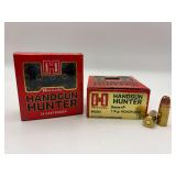 Two HORNADY HANDGUN HUNTER 9mm+P MONOFLEX 115gr Ammo / 90281