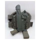 BLACKHAWK TACTICAL SERPA Level 2 Beretta 92/96 Holster Left Handed, Matte Foliage Green / 430504FG-L