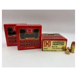 Three HORNADY HANDGUN HUNTER 9mm+P MONOFLEX 115gr Ammo / 90281