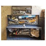 Tool box and tools as shown.