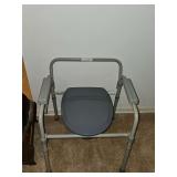 Potty chair and two walkers.