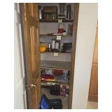 Closet contents in utility room as shown. See all photos.