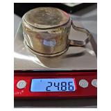 Sterling baby cup. Weighs 24.86 grams