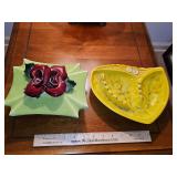 Two MCM Johannes Brahm California pottery lidded trinket box and ashtray. See all photos.