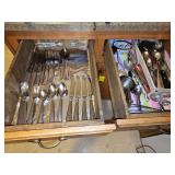 Contents of kitchen drawers as shown. See all photos.