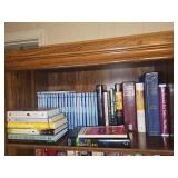 Shelf of books as shown.