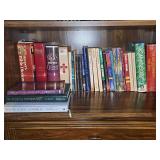 Shelf of books as shown
