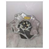Baccarat Lead Crystal Candy Dish in original box - tag lists price at $89 - 7”D x 2” tall