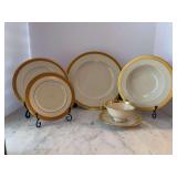 Lenox Lowell 6-Piece Place Setting - includes dinner plate, salad plate, dessert plate, cup/saucer and soup bowl