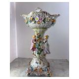 Beautiful Porcelain KPM (Königliche Porzellan-Manufaktur) Centerpiece Bowl…..17-1/2”tall
