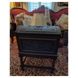 2 piece Bible box and contents