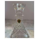 Waterford Crystal Lismore pattern candlestick - 6” tall