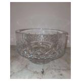 WATERFORD CRYSTAL Lismore Simplicity footed centerpiece bowl - 8”D x 5-1/4” tall