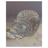 Beautiful Waterford Crystal Football Helmet in original box - 3” tall