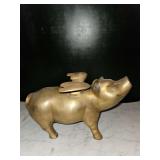Solid Bronze (when pigs fly figurine)