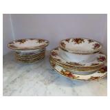 (17) pieces of Vintage Royal Albert “Old Country Roses" China