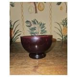 Vintage Anchor Hocking Royal Ruby Red low footed sherbet bowl (set of 4)