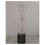 Waterford Crystal champagne flute from the Millennium Series Prosperity pattern - 9-1/4” tall