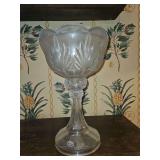 Bohemia 24% lead crystal pedestal centerpiece bowl