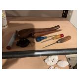 Vintage tools and cigar