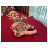 Vintage bisque piano baby ￼ 9 1/2” x 8 inches
