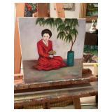 Oil on canvas 12 in. painting
