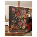 20 x 24” oil on canvas floral painting