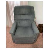 Blue La-Z-Boy rocker recliner 32“ x 33” x 39” seat height 19 inches