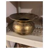 Brass spittoon 8 1/4” x 6”