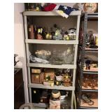 Gray plastic  five shelf shelving unit 36” x 72” content not included