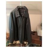 Bill blast size large leather jacket