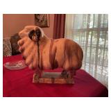 Porcelain Ram 15“ x 13“