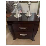 Black nightstand matches lot number 27 and 28… this is 23 1/2” x 15 1/2” x 25 1/2”