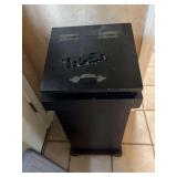 Black wooden trash can 15“ x 32“￼