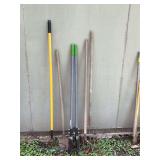 Miscellaneous grouping of lawn tools