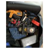 Scuba diving equipment with carrying case